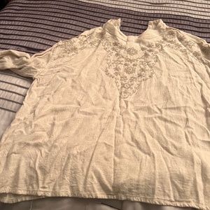Embroidered top